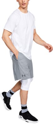 1309956 Details about   NWT UNDER ARMOUR UA Fitted MK-1 Terry Men’s Shorts